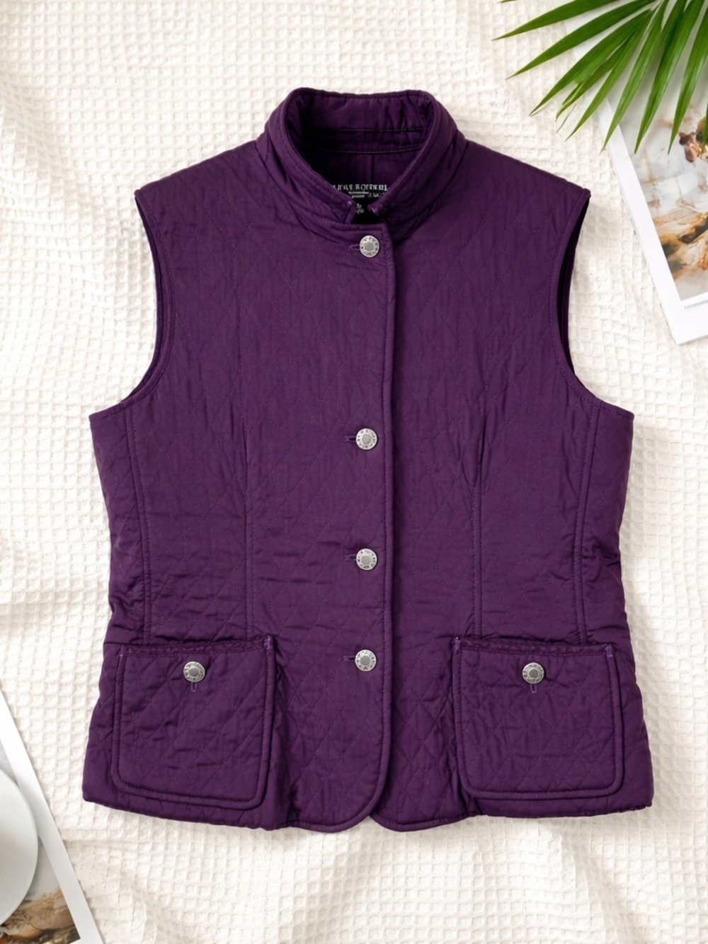 Talbots Purple Vest
